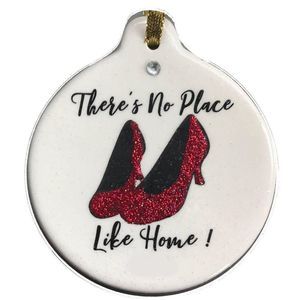 Ruby Red Slippers There’s No Place Like Home OZ